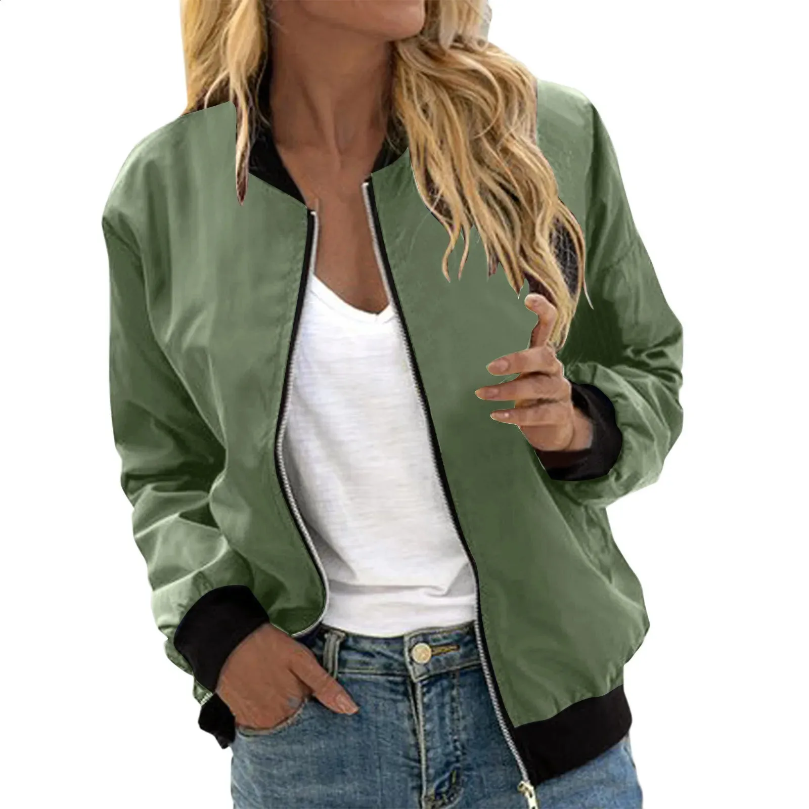 CULAX SHORT BONBERJACKET 美品 Scoop Women's Cropped Bomber Jacket, Midweight, Sizes XS-XXL