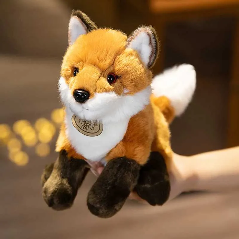 2024Plush Fox Toy: Cute Kawaii Stuffed Animal Plushie, Soft Lifelike Wild  Animal Gift for Kids