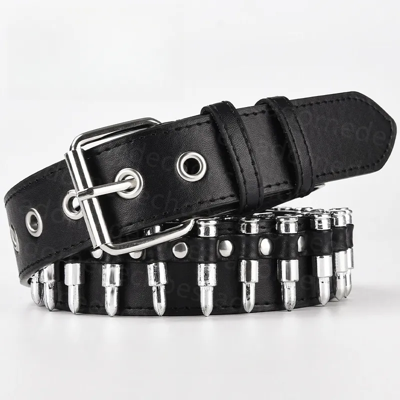 Mens Designer Belt Belts AltGoth Cyberpunk Harajuku Pu Belt Women