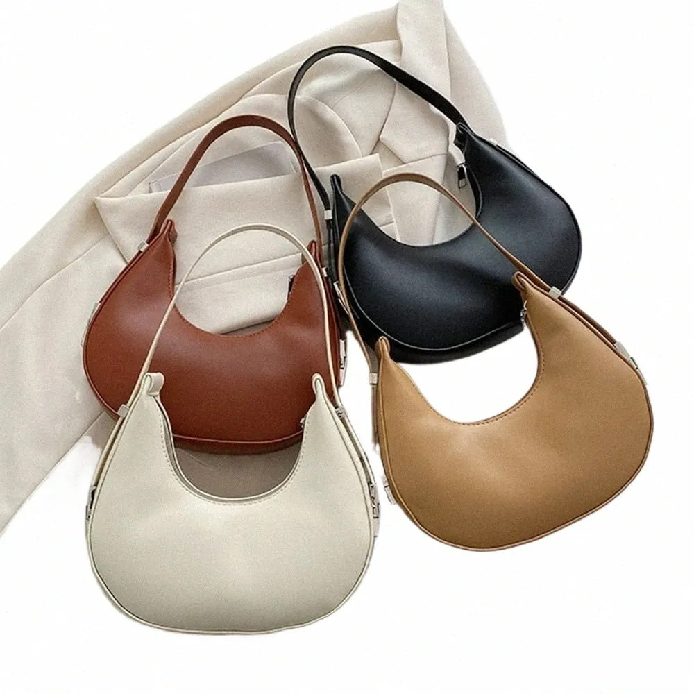 Trendy PU Leather Underarm Bag Chic Women's Clutch, Shoulder Hobo, Simple  Tote Bag for Ladies K32j# Hot Sale!