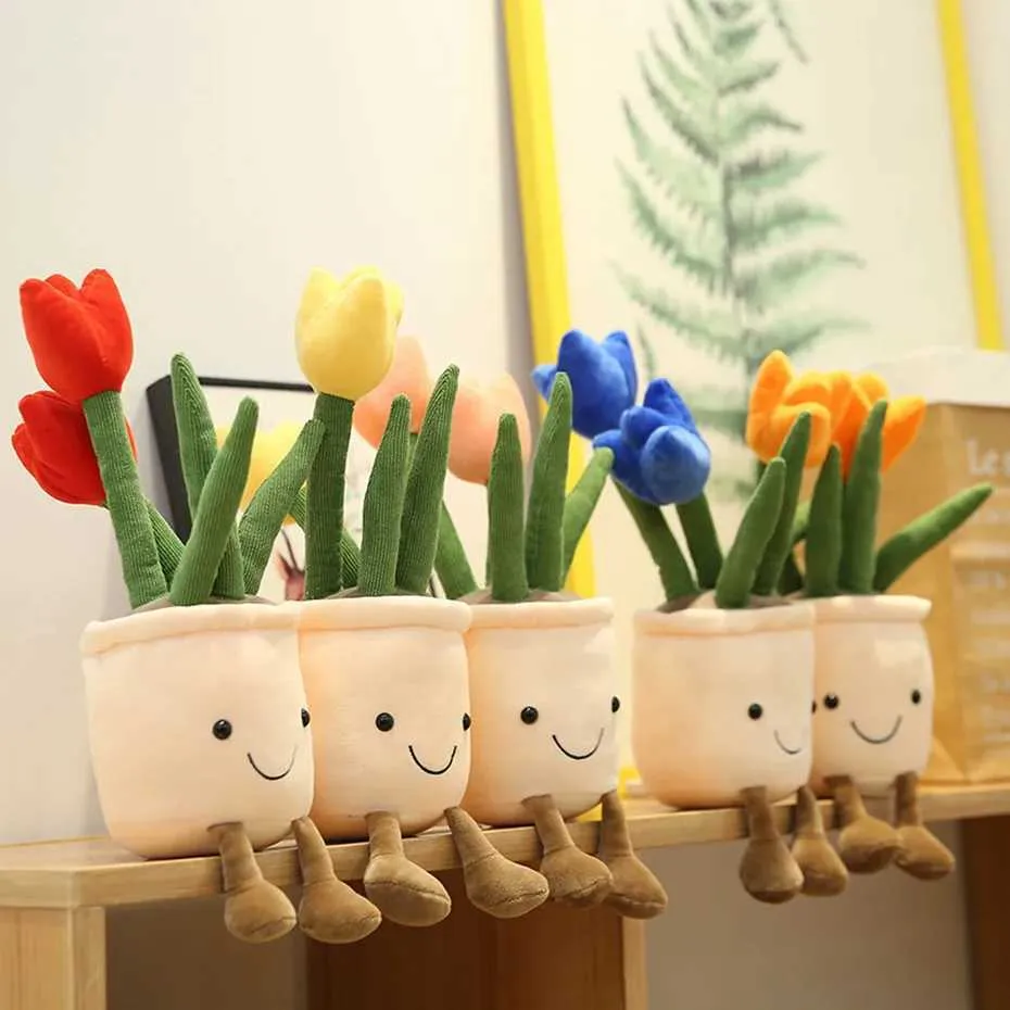 Plush Dolls Lifelike Tulip Succulent Plants Plush... From Qiaomaidou04,  $8.54 | DHgate.Com