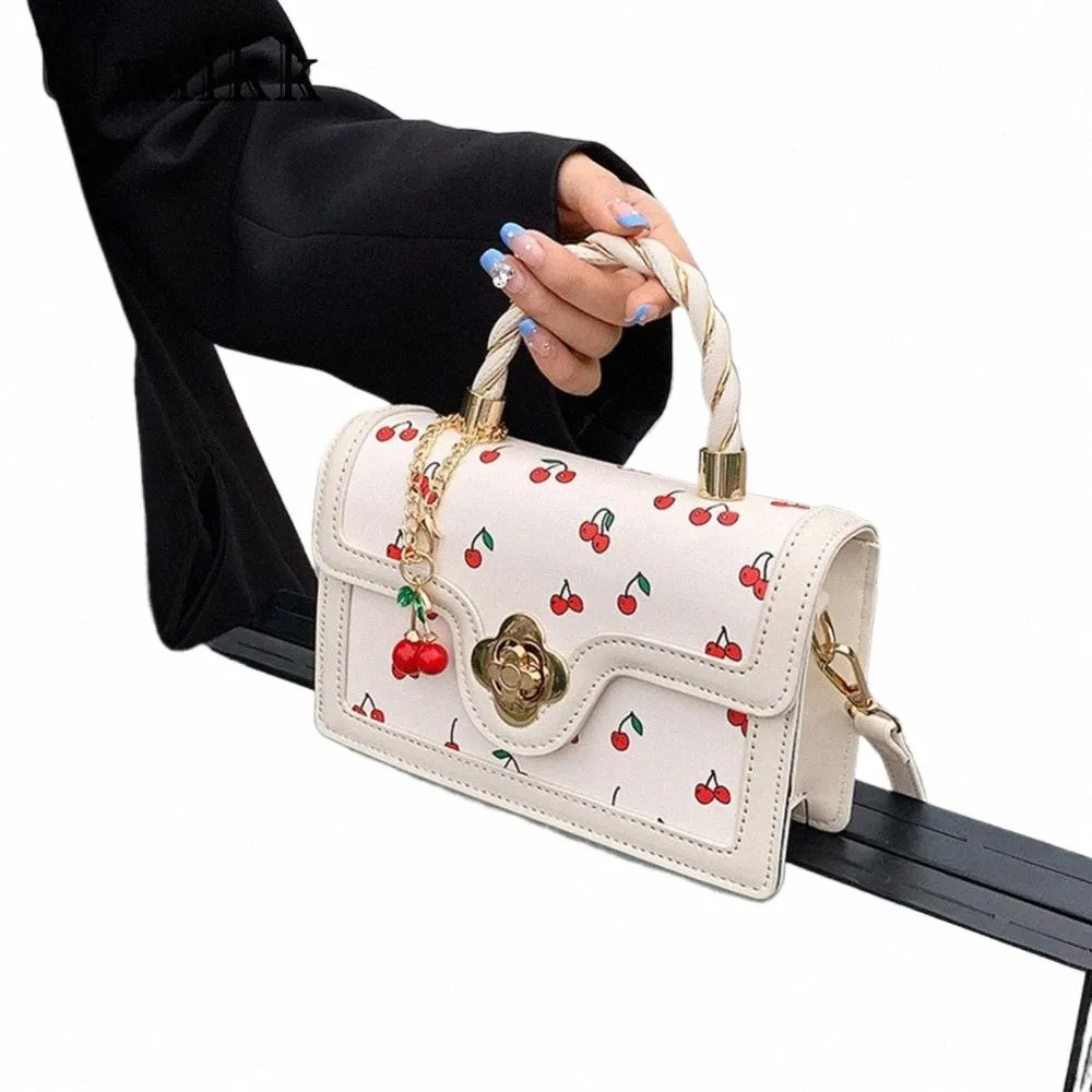 Cherry Pattern Strap Top Sサイズ　新品タグ付　完売品 251109 스파게티 지구를 감다 with 르세라핌 Photo Sketch - 包裹