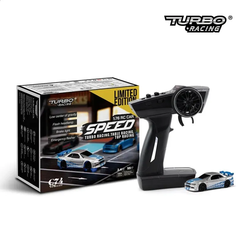 TURBO RACING 1:76 C75 Road Radio-Controlled Car Mini Full Scale