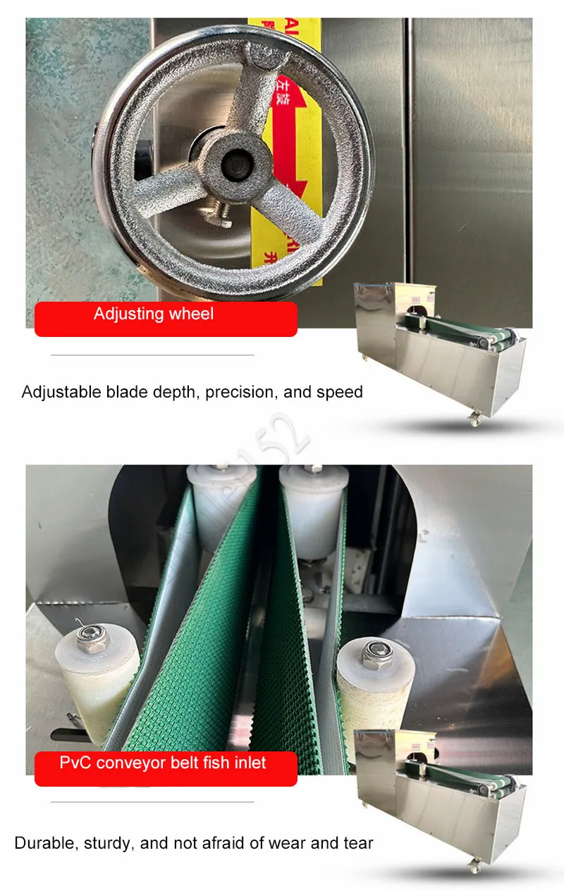 Vertical Type Commercial Automatic Fish Processing Machine High Speed ...
