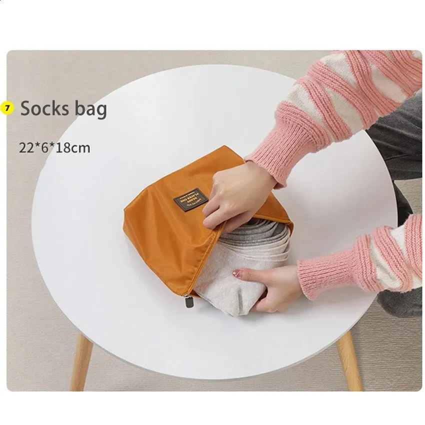Set De 4 Pochettes à Glissière En Toile Uxcell – Sacs Organisateurs Noirs, Rangement Malin