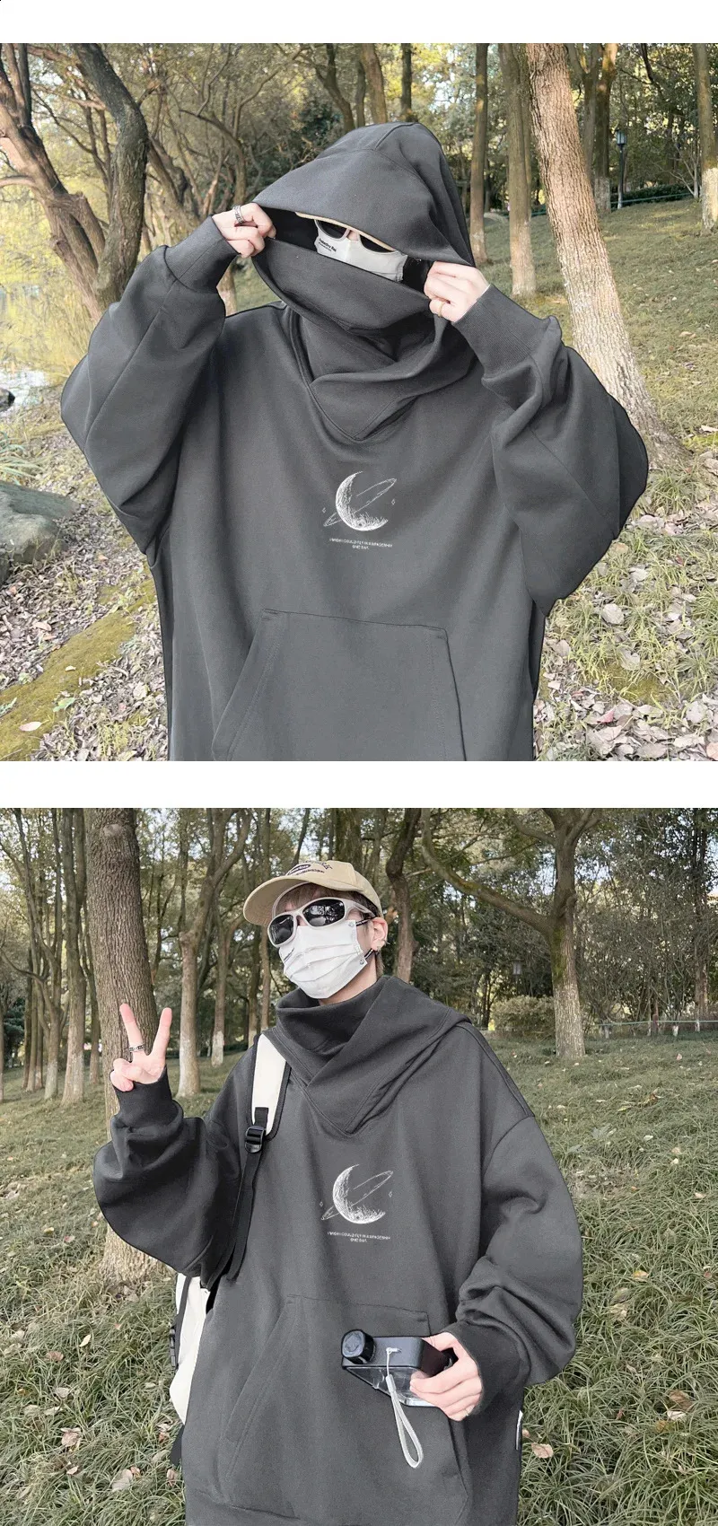 Anime Hooded Sweatshirt: Japanese Style Streetwear Hoodie