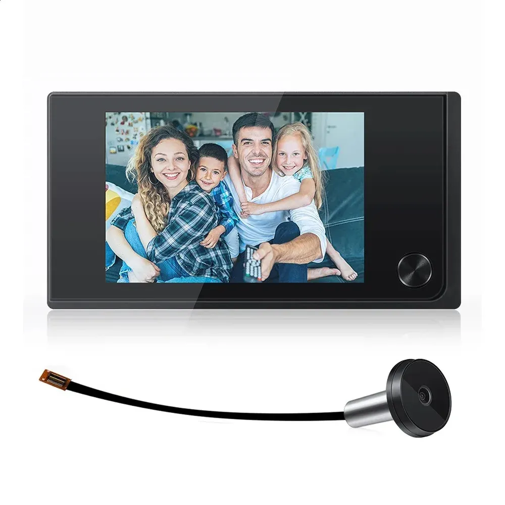 Cámara Para Puerta WiFi 1080P Con Pantalla De 4.3" | Visor Digital Con Audio Bidireccional Y Visión Nocturna Para Tu Tranquilidad