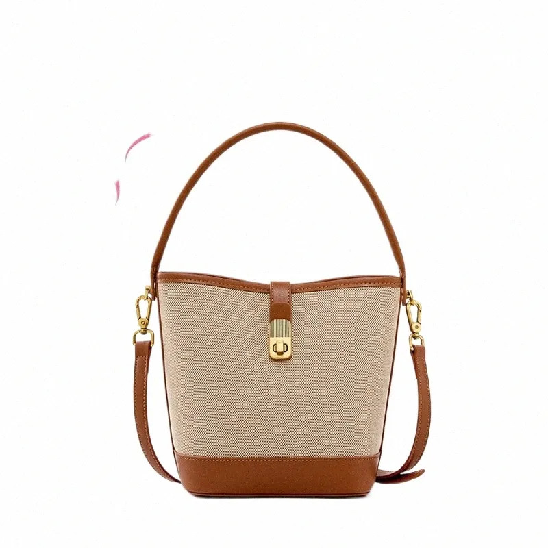 ショルダーバッグ・ポシェット Two Pocket Bucket Bag (4 COLOR) DHgate.com:Retro Woven Bucket Bag - Color Block Shoulder Bag
