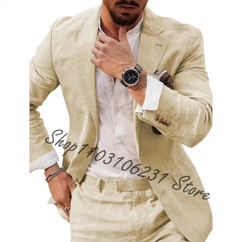 ジャケット・アウター 80s 90s EURO linen tailored jacket beige 80s 90s EURO linen tailored jacket beige