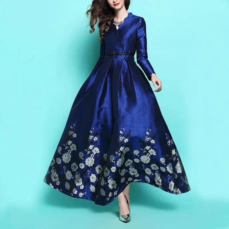 Women Long Sleeve Floor-Length Maxi Dress Pullover Autumn Winter Floral Jacquard Chiffon S-3XL from Dhgate Basic & Casual Dresses - price 152.37 Women Long Sleeve Floor-Length Maxi Dress Pullover Autumn Winter Floral Jacquard Chiffon S-3XL from Dhgate Basic & Casual Dresses - price 152.37