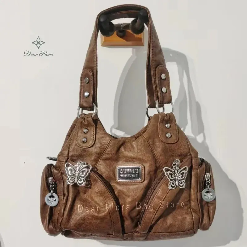 Vintage Gothic Style Motorcycle Shoulder Large Crossbody Vintage Gothic Style Motorcycle Shoulder Large Crossbody