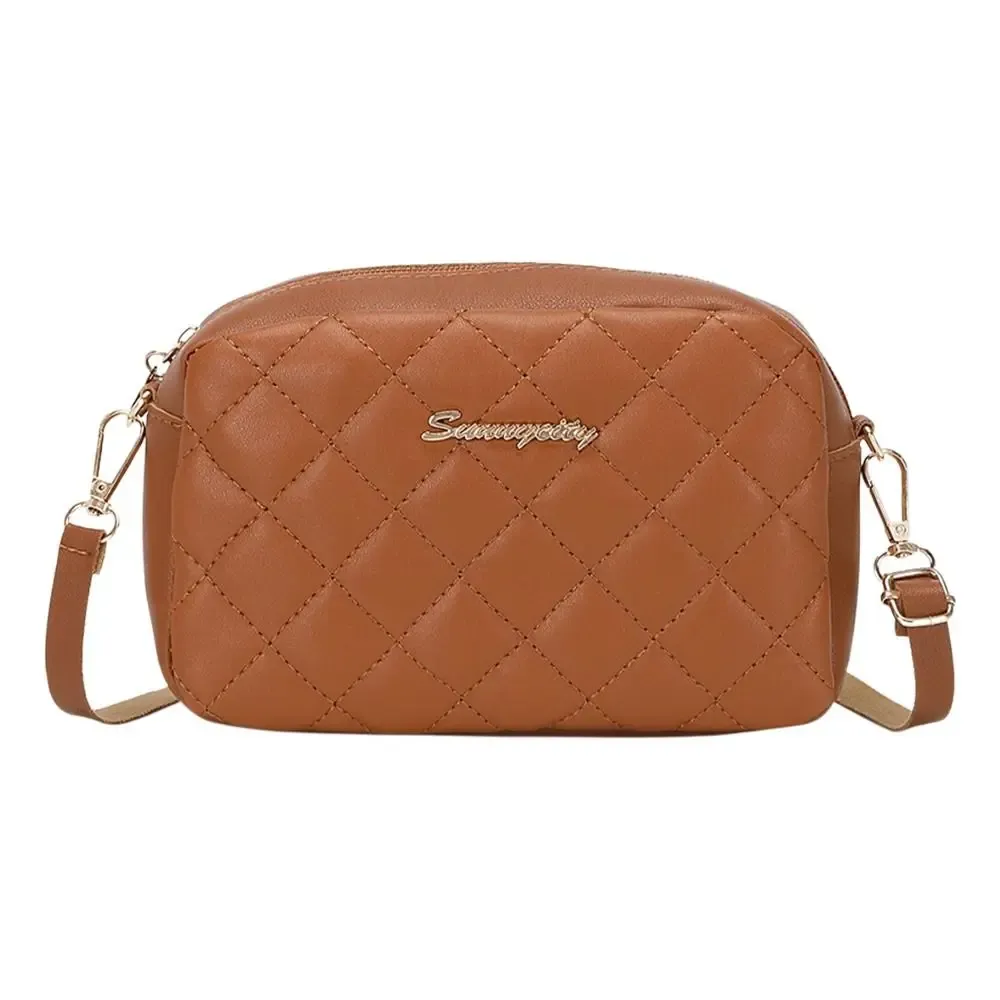 Chic Quilted Crossbody Bag - Womens Stylish Shoulder Bag with
