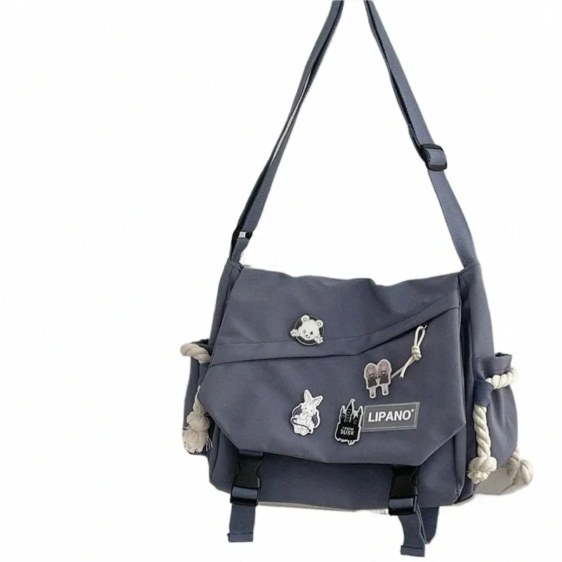 関税なし 送料無料 Shoulder Bag DHgate.com:Large Capacity Messenger Bag - Japanese Harajuku