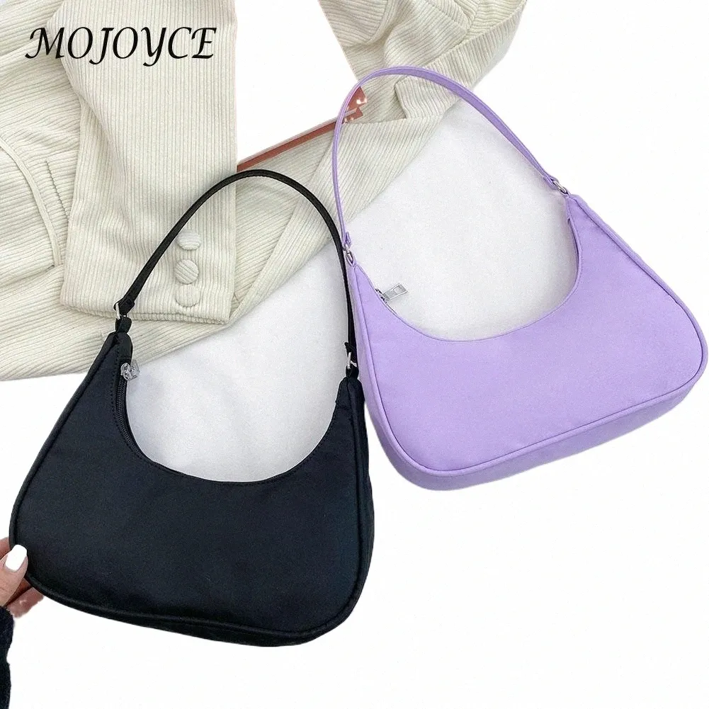 Summer Chic Womens Simple Underarm Purple Shoulder Bag With Top Handle And Pure Color Design Perfect For Casual Outings And Everyday Use From Breezybackpack 5.83 DHgate.Com