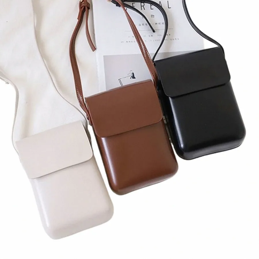 Small Crossbody Bag For Women – PU Leather Phone Purse With Headphone Hole, Adjustable Strap, Compact Shoulder Bag Or Clutch