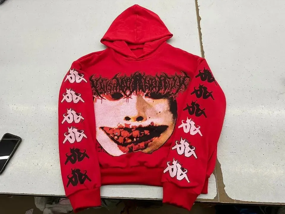 Drolandmiller Womens Oversized Gothic Hoodie  From Buyocean01