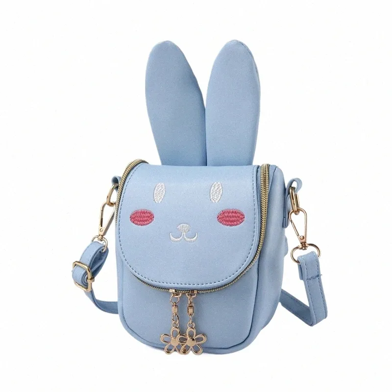 Girls PU Leather Shoulder Bag Cute Rabbit Zippered Small Crossbody Purse From Glamcrossing 25.34 DHgate.Com