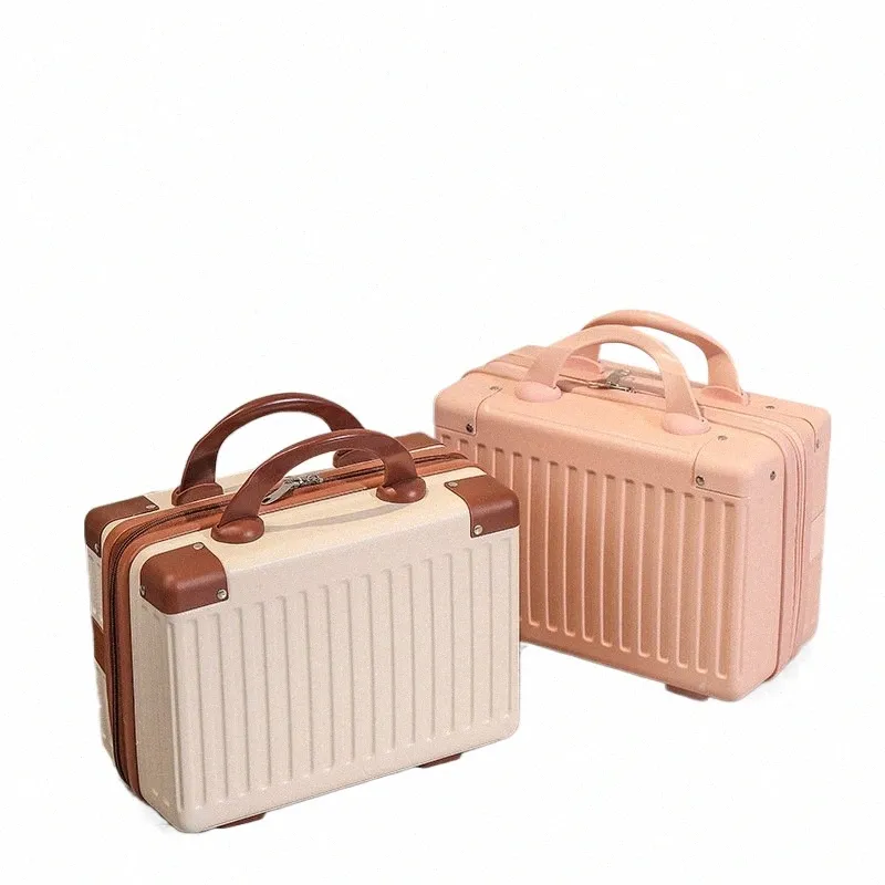 14-Inch Carry-On Cosmetic Suitcase Small Travel Makeup Organizer, Mini  Cabin Suitcase, Portable Storage Box for Women Hot Sale! - Main Image