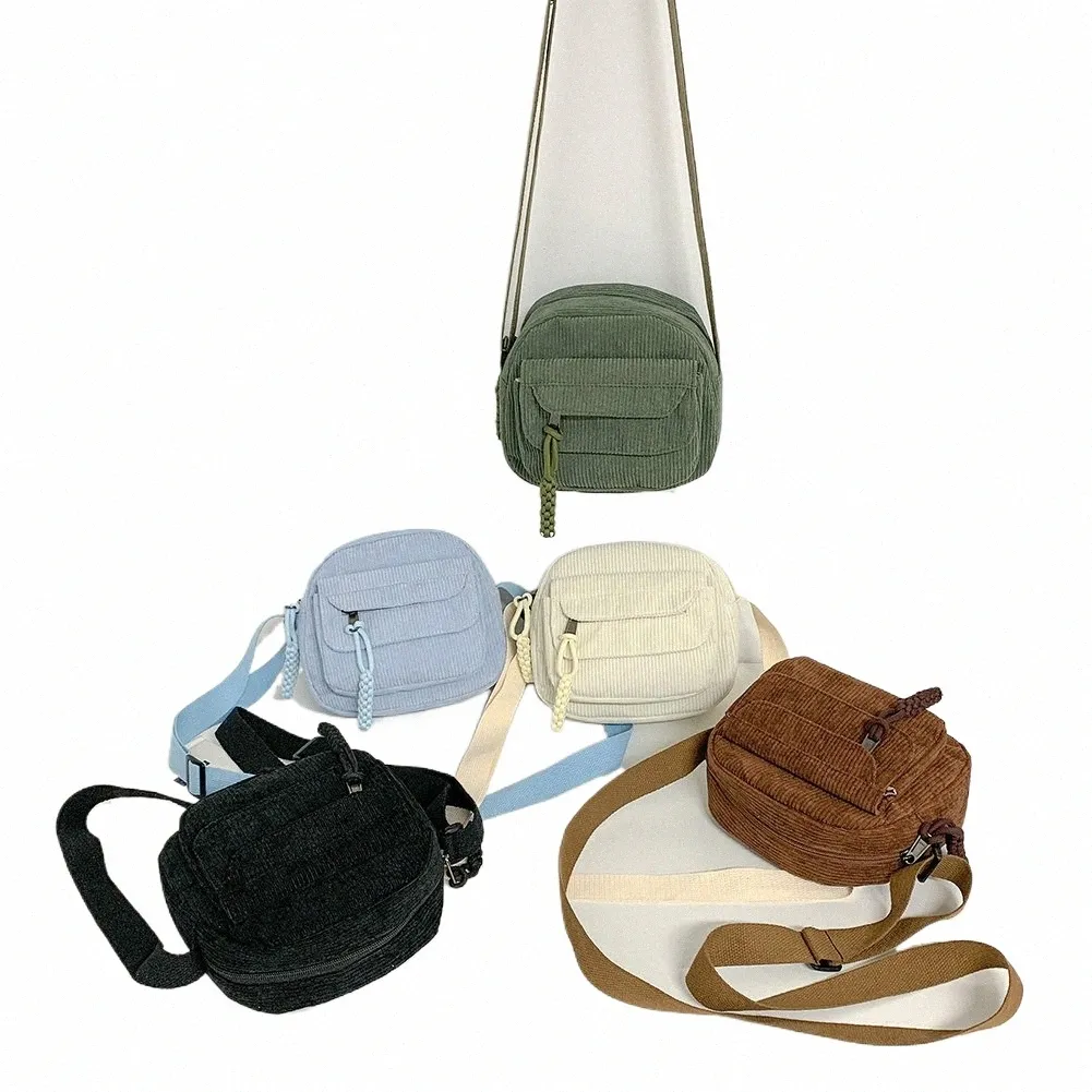 【DISCERNMENT】Corduroy shoulder mini pouch bag Amazon.com: Small Corduroy Crossbody Bag Multi Pockets Hobo