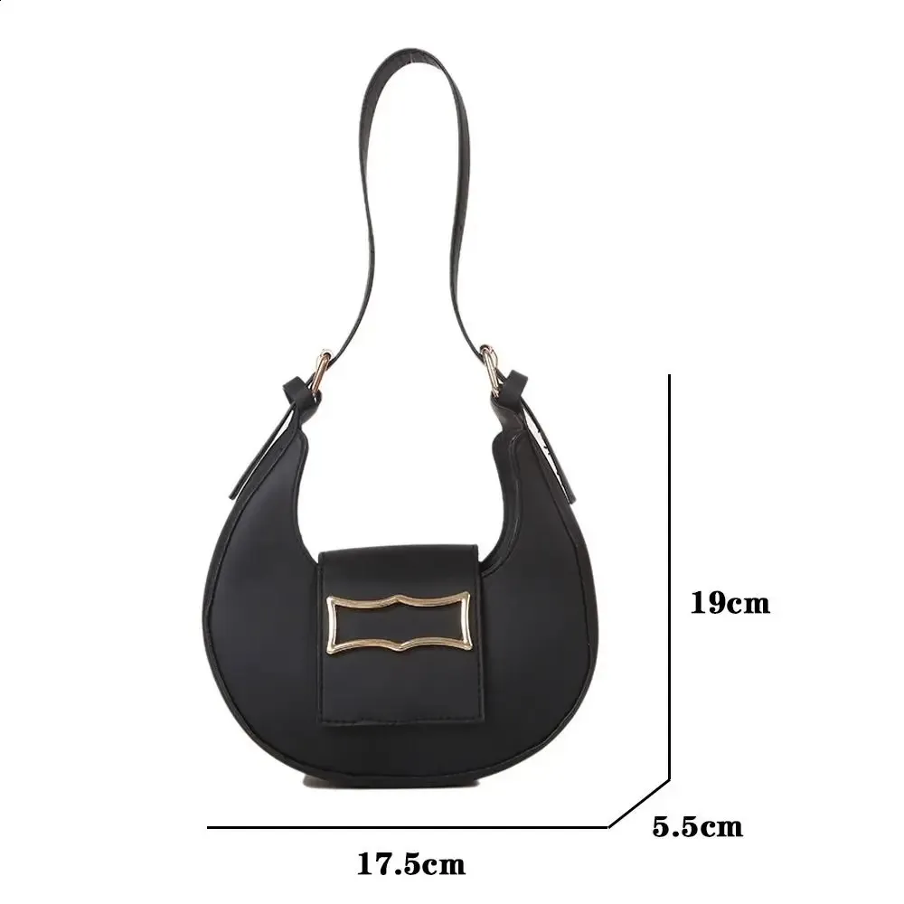Stylish Solid Metal Buckle bag side bag for Women - Casual