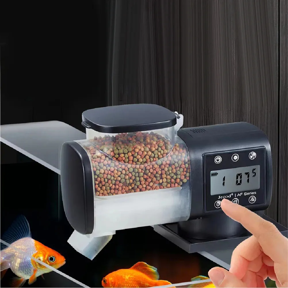 500ml Aquarium Fish Tank Feeder, Adjustable Feeding Amount, Aquarium ...