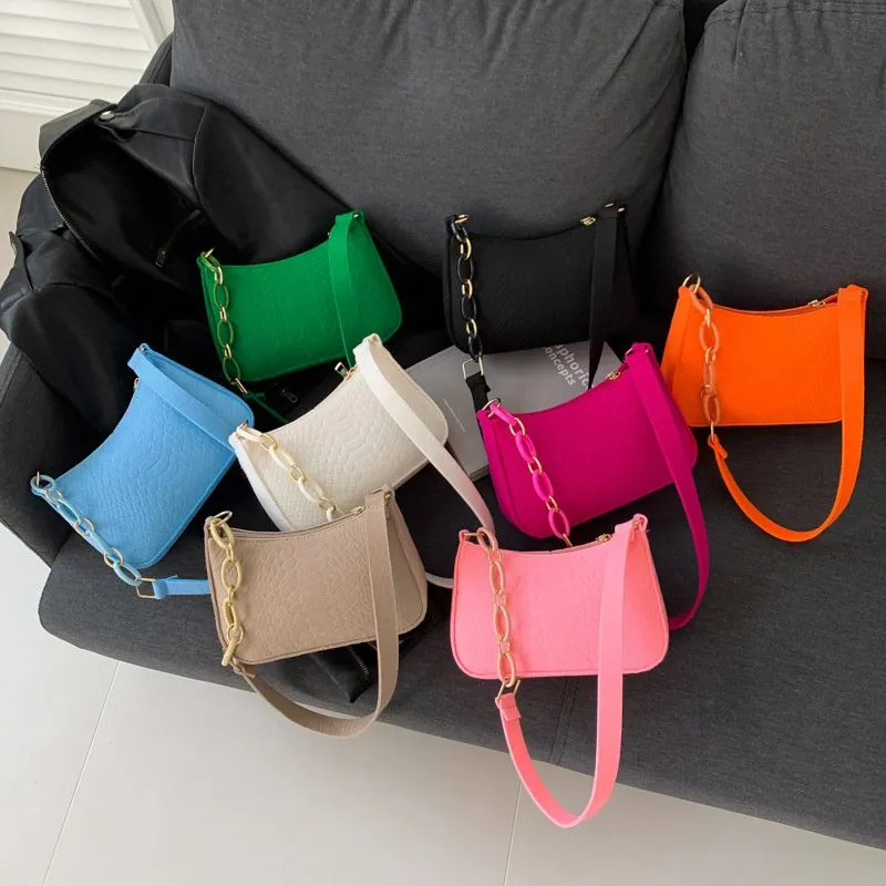 DHgate.com:Sleek Mini Felt Shoulder Bag for Women - Casual DHgate.com:Sleek Mini Felt Shoulder Bag for Women - Casual
