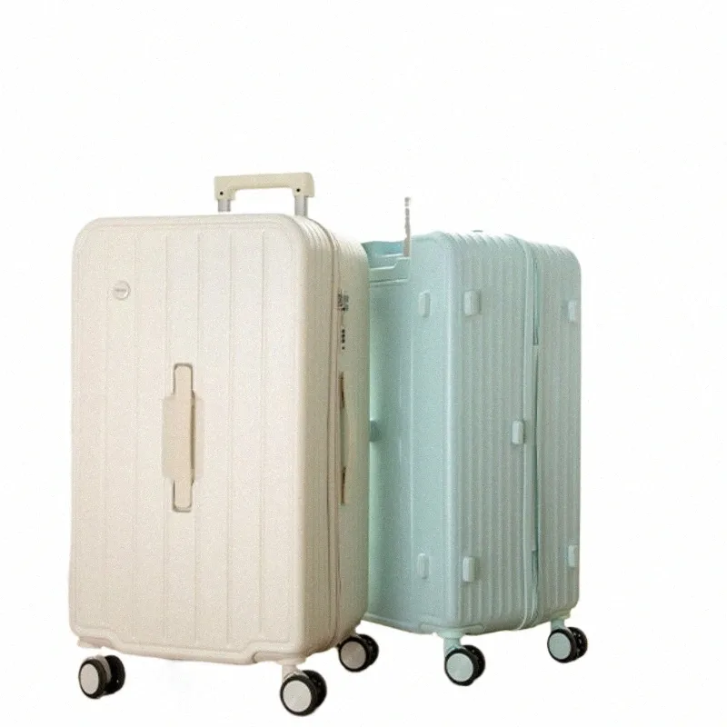 30-Inch Extra Large Rolling Suitcase Thickened Family Travel