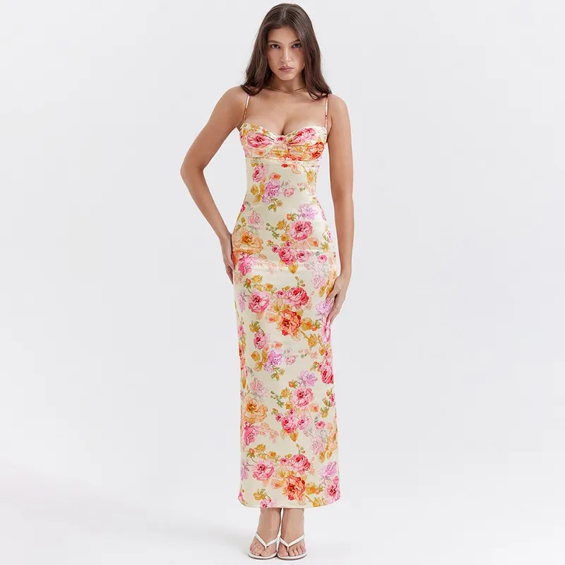 petite halter maxi dress Petite Halter Neck Satin Maxi Dress in Sage