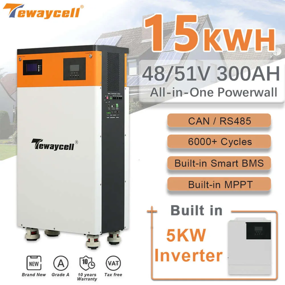300AH 15kWh LiFePO4 Powerwall - 48V/51V Lithium Iron Phosphate Battery ...