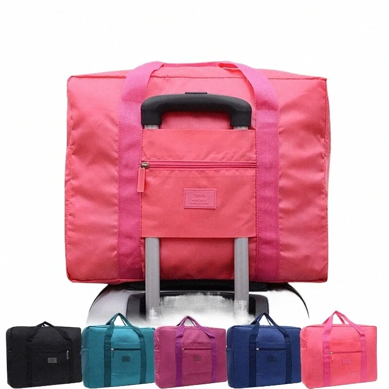 DHgate Foldable Travel Duffel Bag Water Resistant Overnight Weekender Tote Lightweight Carry On Luggage for Women Men Bags Luggage Accessories