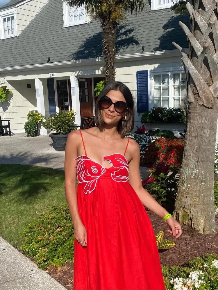 red koi dress Koi fish dreams Dress: @peppermayo Alma mini dress- Deep red floral