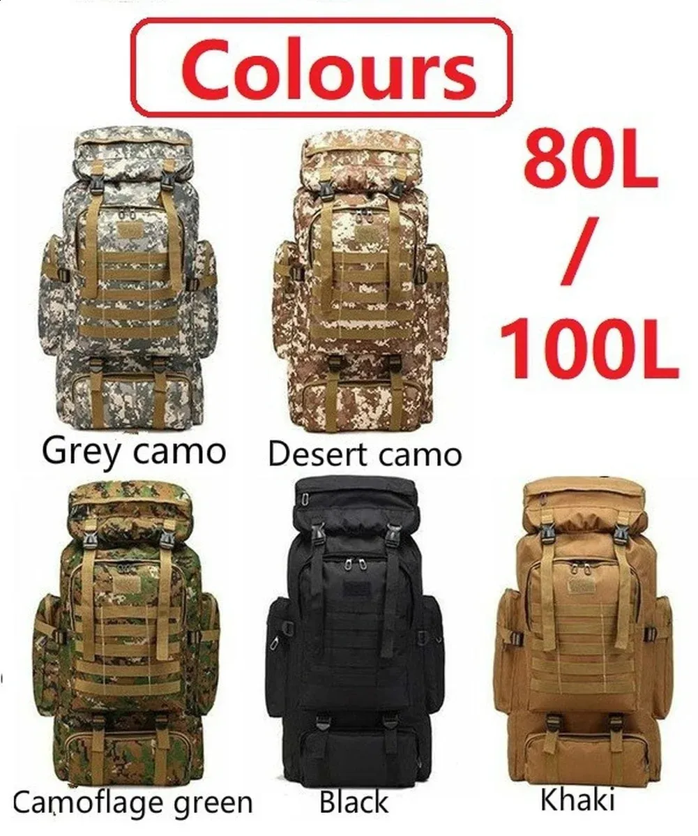 80L 100L Tactical Mountaineering Backpack Large... From Bitystore, $34.39 |  DHgate.Com