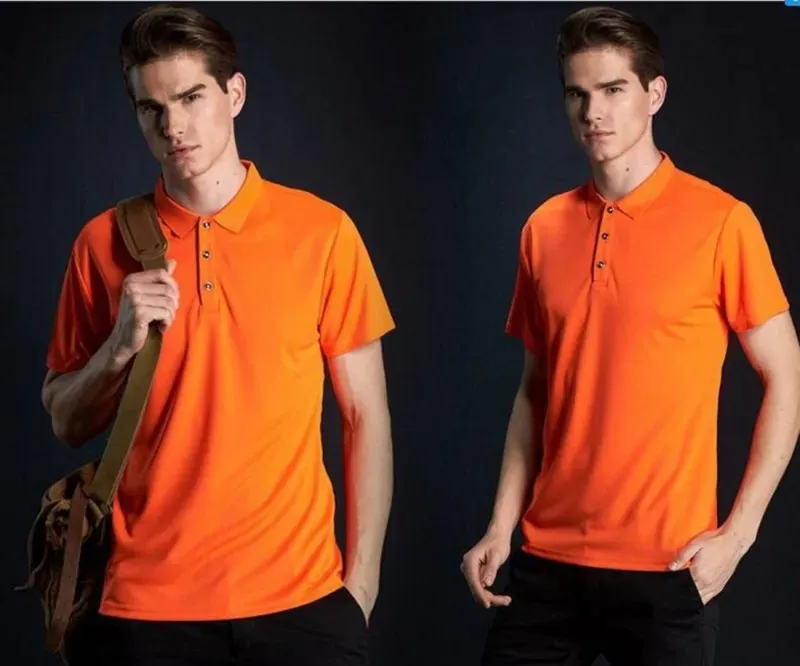 Orange designer polo shirts hotsell