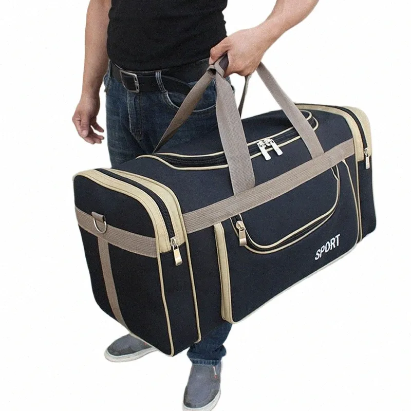 Waterproof Nylon Gym Bag Durable Travel Duffel with Large Capacity for Women and Men Outdoor Sports Handbag XA788F 31H