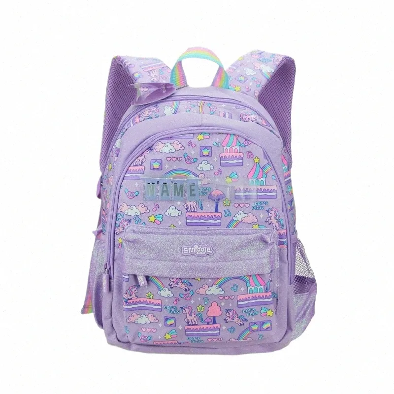 Kids Unicorn Backpack Cute Purple School Bag for Girls Ages 4-7, Original  Smiggle Style, 14 Inch Children's Shoulder Bag Buy Now!