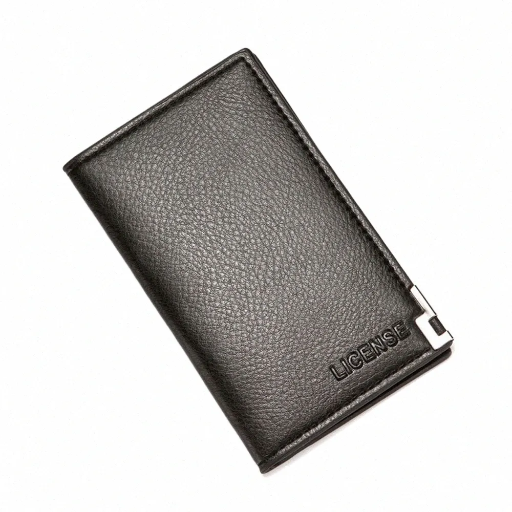 Bifold Wallet Target Card Holder Wallet Men's PU Leather Bifold