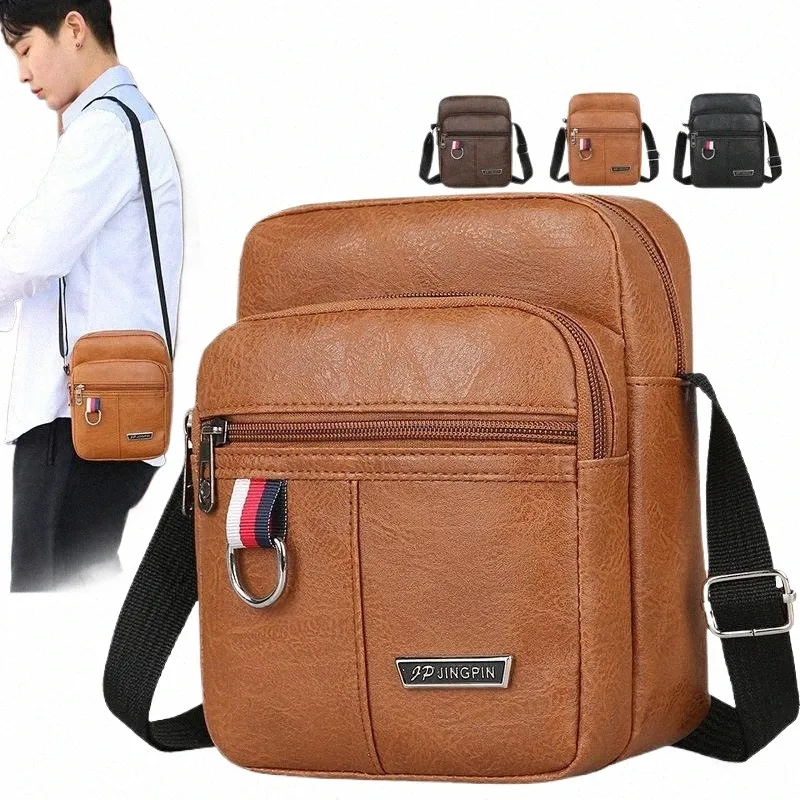Large Capacity PU Leather Mens Crossbody Mens Shoulder Bags Amazon For Travel And Business D7Op From Chicsatchel 13.45 DHgate.Com