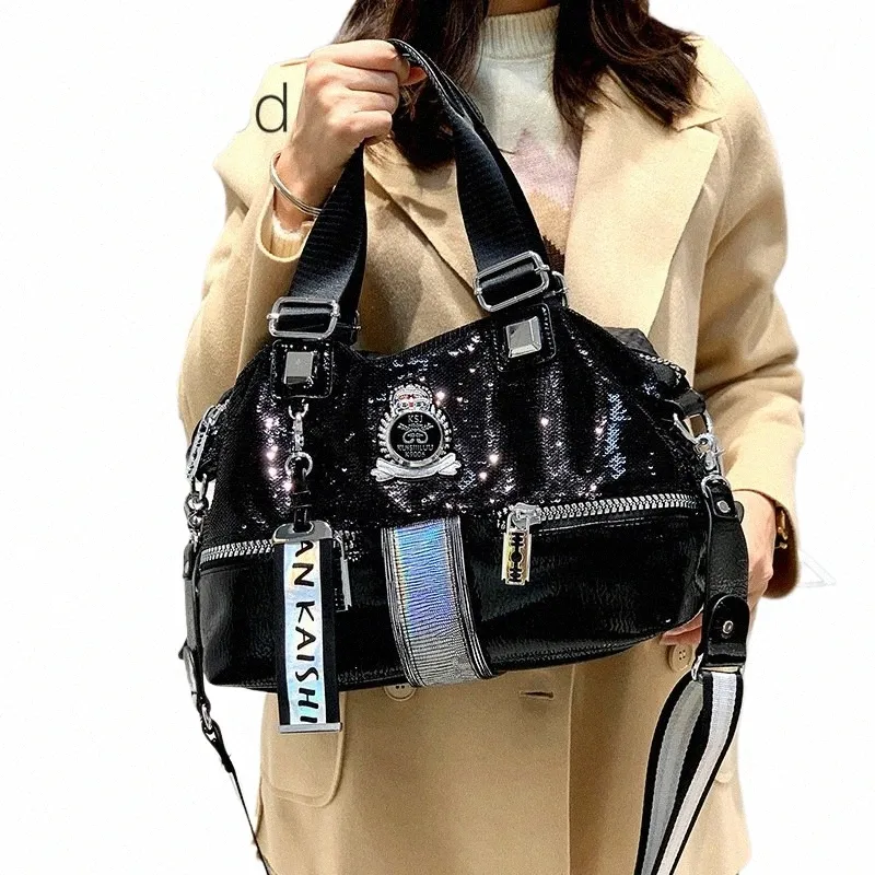 ★TOUT Y EST★ Women's Daily Shirring Strap Shoulder Bag Bla DHgate.com:Holographic Vegan Leather Slouch Bag - Iridescent