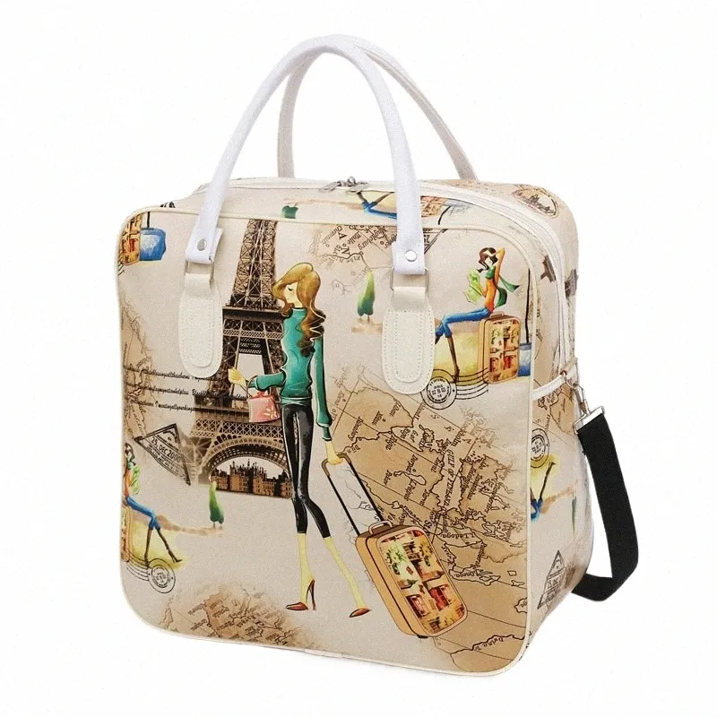 Kawaii Rolling Travel Bag for Women Cute Student Suitcase
