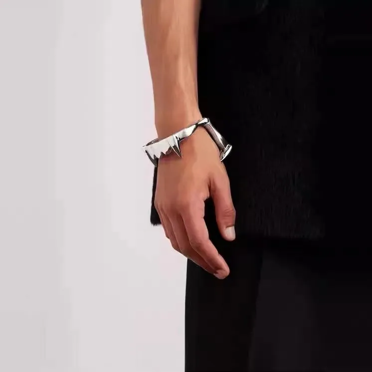 Raf Simons Vampire Fang Bracelet High Quality Unisex Fashion