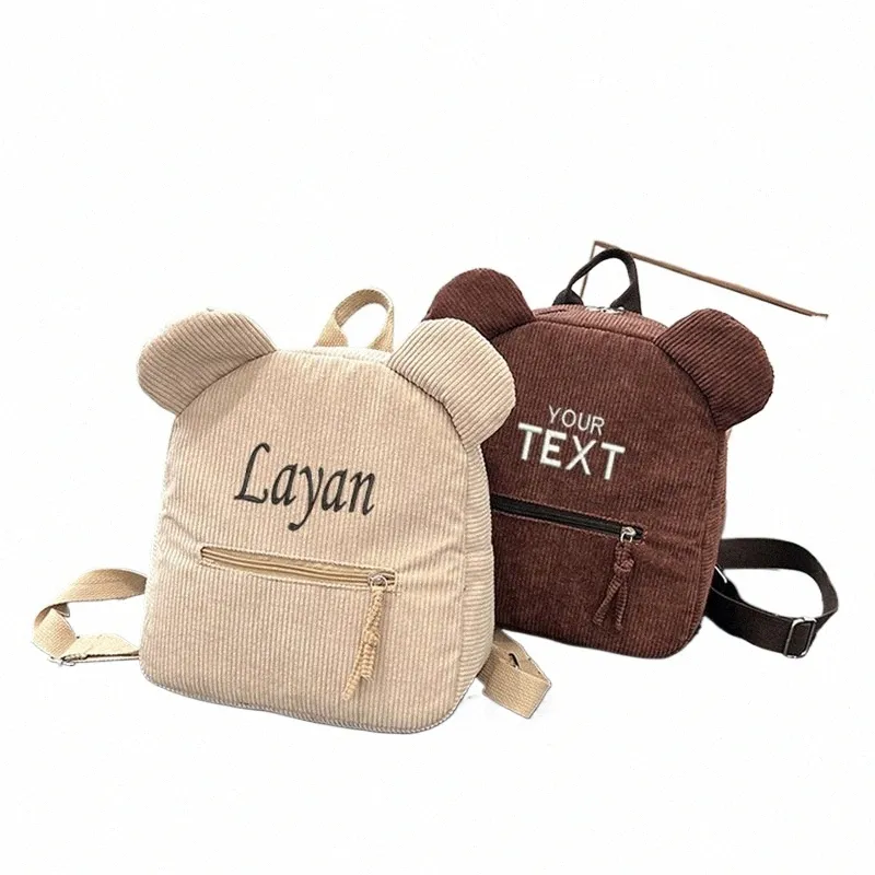Personalized Teddy Bear Personalised Backpack With Embroidered Name Perfect For School Childrens Day Parties And Birthdays Personalized With Personalization 38kz From Sleekshoulder 17.66 DHgate.Com