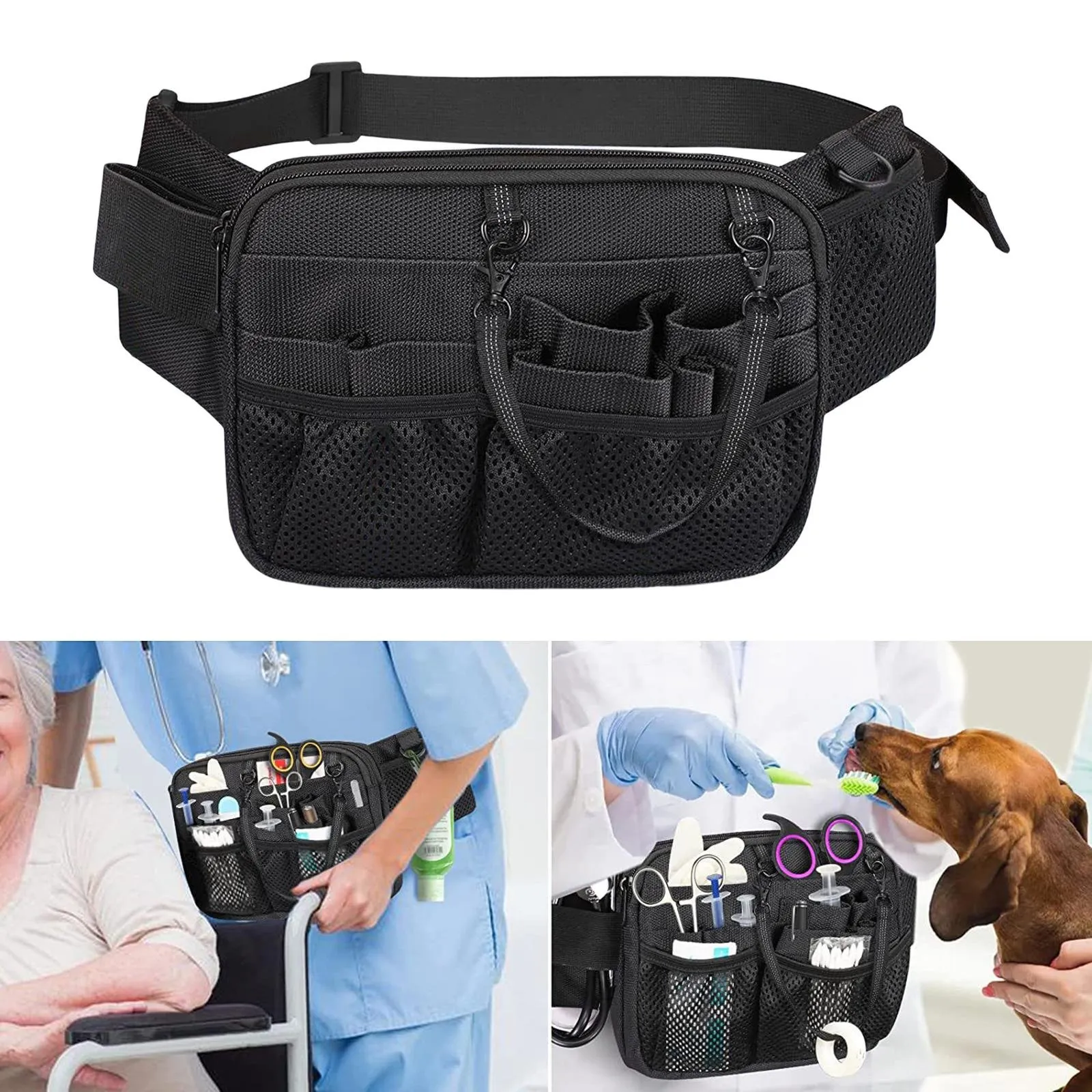 Fanny pack multiple pockets hotsell