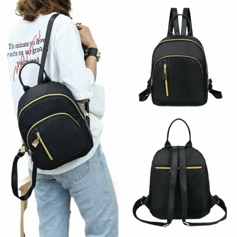 Cute Mini Backpack Purse Womens Nylon Backpacks New Fashion Women Backpack  Mini Soft Touch Multi-Function