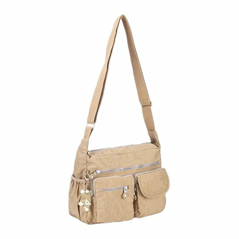 ショルダーバッグ・ポシェット Squareline Amei Shoulder & Cross bag (4 COLOR) Akiko La Belleza Lightweight, Polyester Zip Crossbody with