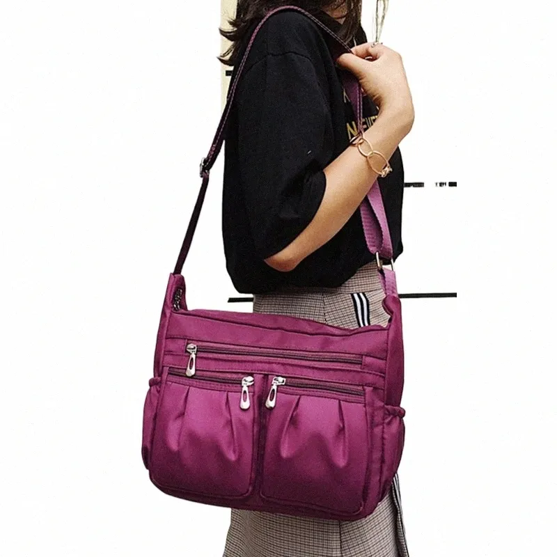 2024Nylon Crossbody Bag for Women, Large Capacity Shoulder