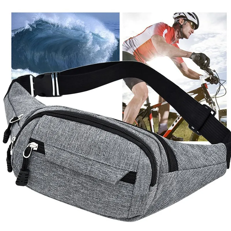 Men Women Solid Color Running Fanny Pack Durable Hip Bum Belt Bag For Outdoor Travel Cycling Hiking From Breezybackpack 8.22 DHgate.Com