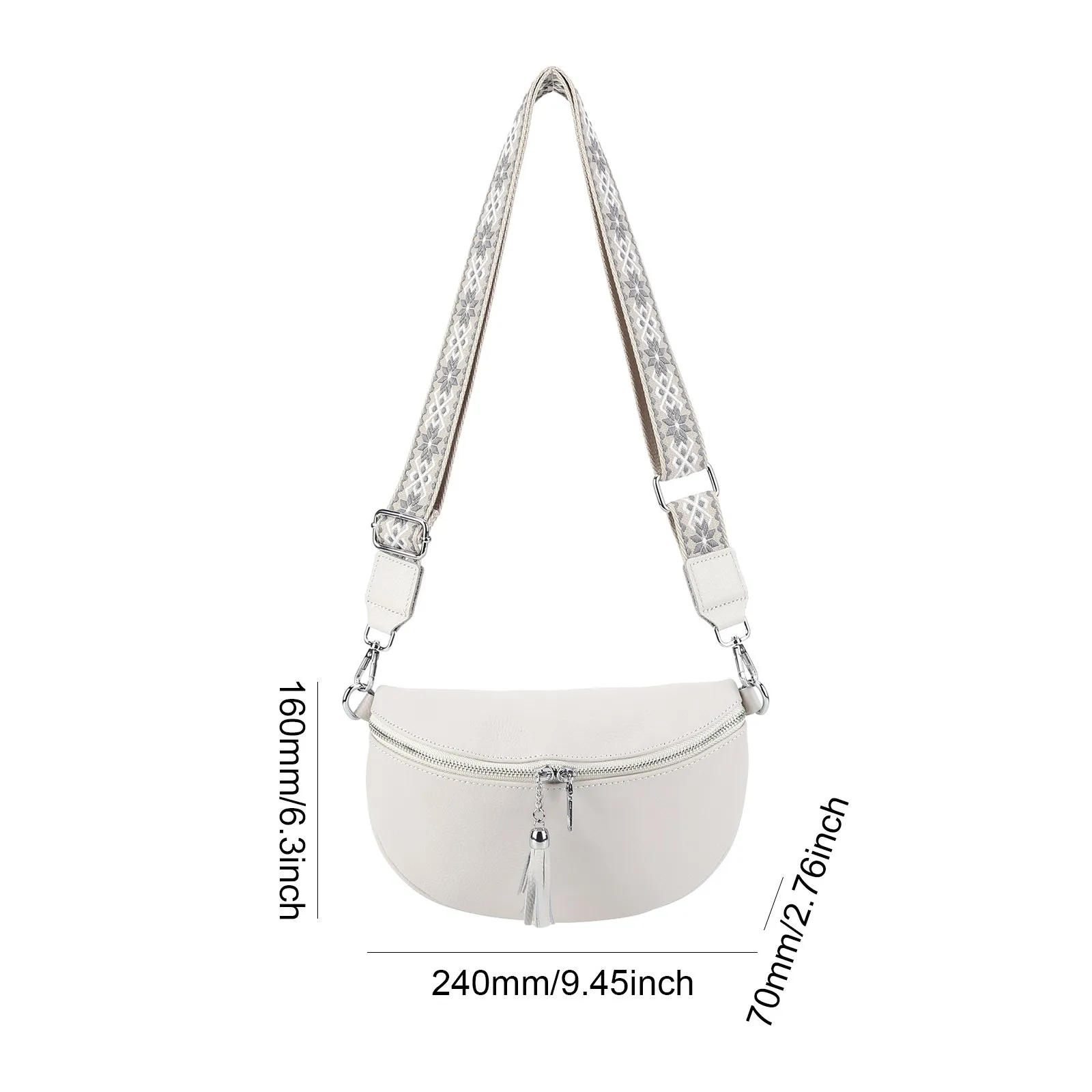 ★TOUT Y EST★ Buckle Crossbody Bag WhiteQP123ABG33 QP123ABG DHgate.com:Womens Leather Crossbody Bag: Versatile Shoulder
