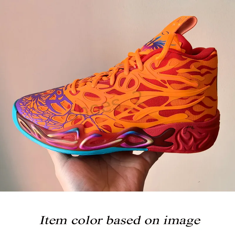 Wholesale IMBALANCE MB01 MB02 Rick and Morty Basketball Shoe Hornets Hills Queen City LaMelo Ball Shoes Womens Mens MB03 MB04 Iridescent Red Outdoor