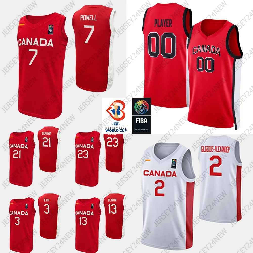 Save Big on Bulk Canada Basketball Jersey Canada Team Basketball Jersey  Jamal Shai Gilgeous Alexander Murray Andrew Wiggins RJ Barrett Kalif Young 