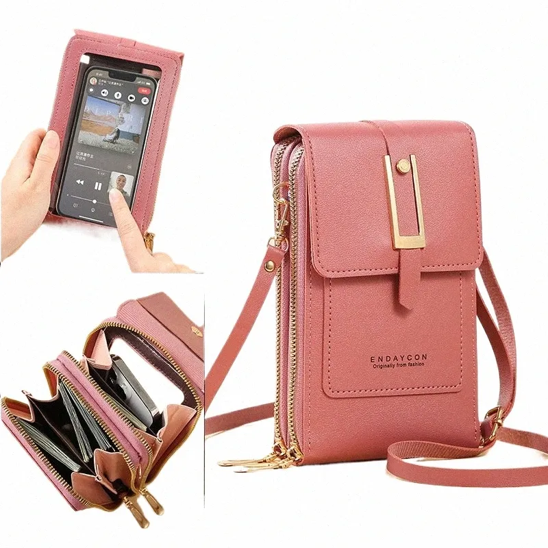 Soft Leather Touch Screen Crossbody Bag Small Shoulder Bag, Mobile Phone Wallet, Coin Purse Handbag for Women Buy Now!